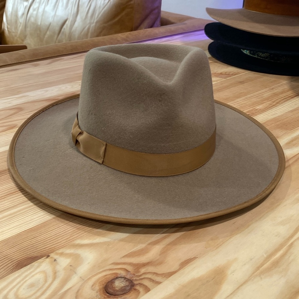 Gigi Pip Monroe Rancher Wool Hat Brown Xs 55 - image 1